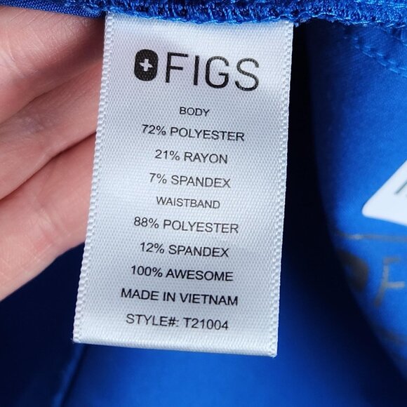 FIGS Scrub Pants Womens XXL Blue Kade Technical Collection Cargo Pockets Medical - Picture 10 of 10